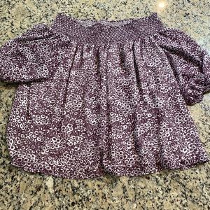 Floral Off the Shoulder Loft Top